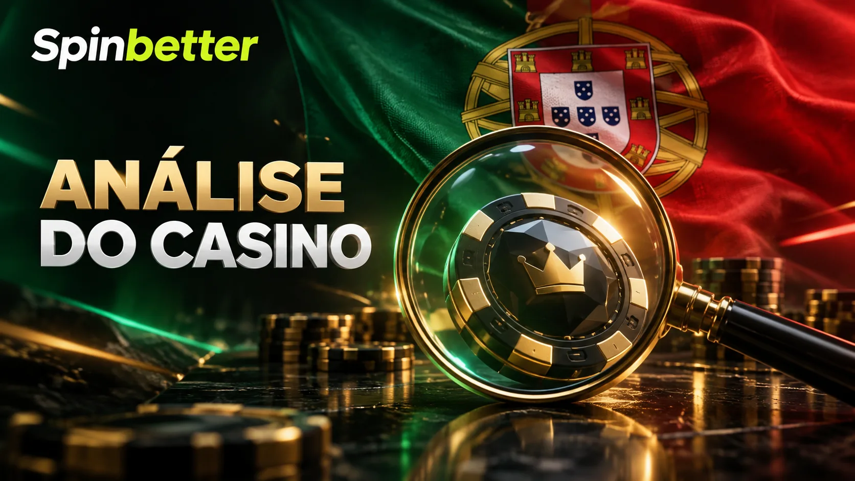 Painel de análise do casino SpinBetter com os pontos verificados