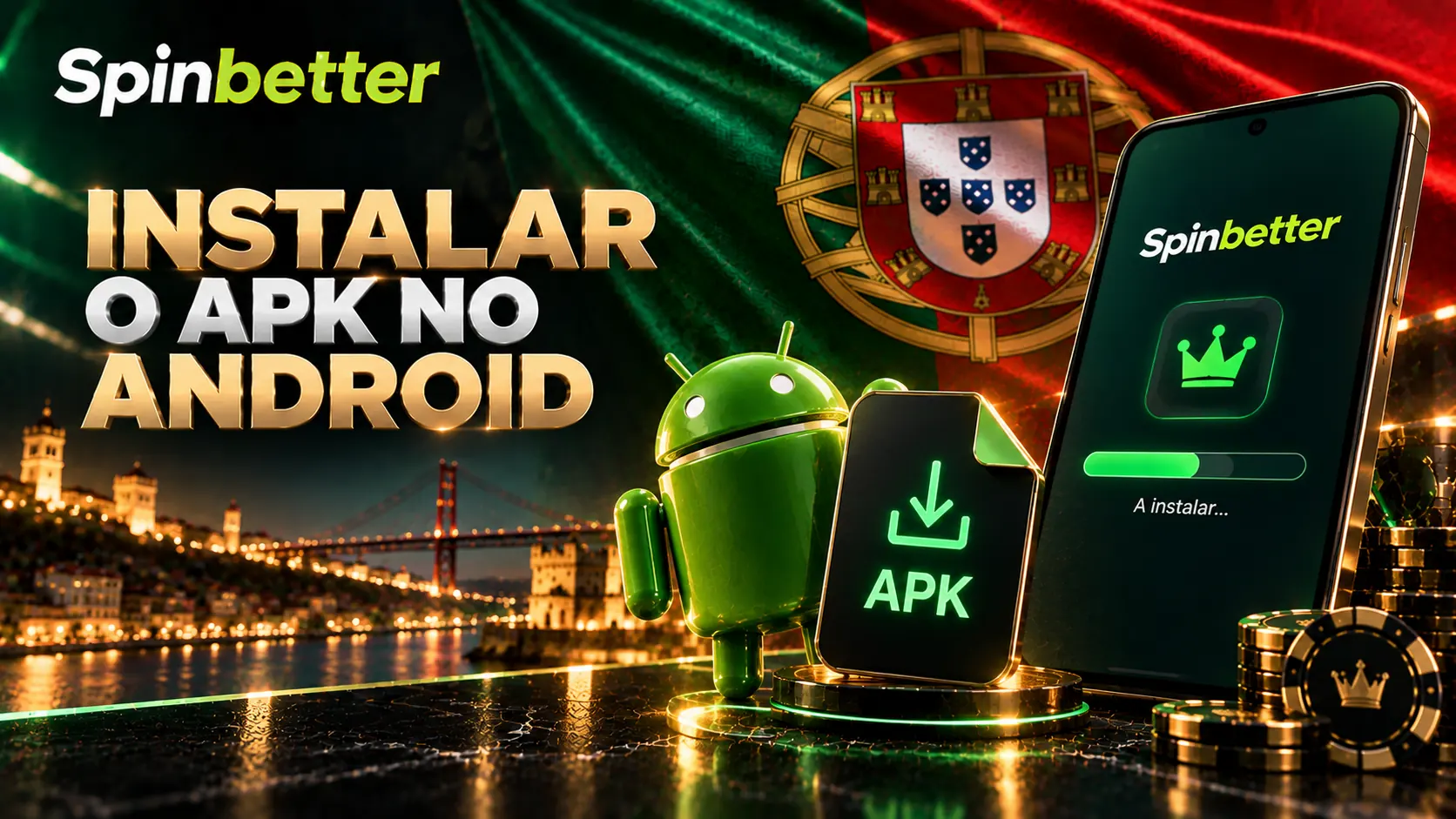 Ecrã de instalação do ficheiro APK num telemóvel Android